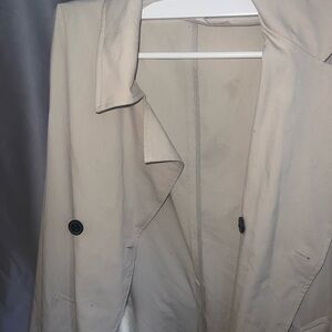 Zara Beige Women's Trench Coat